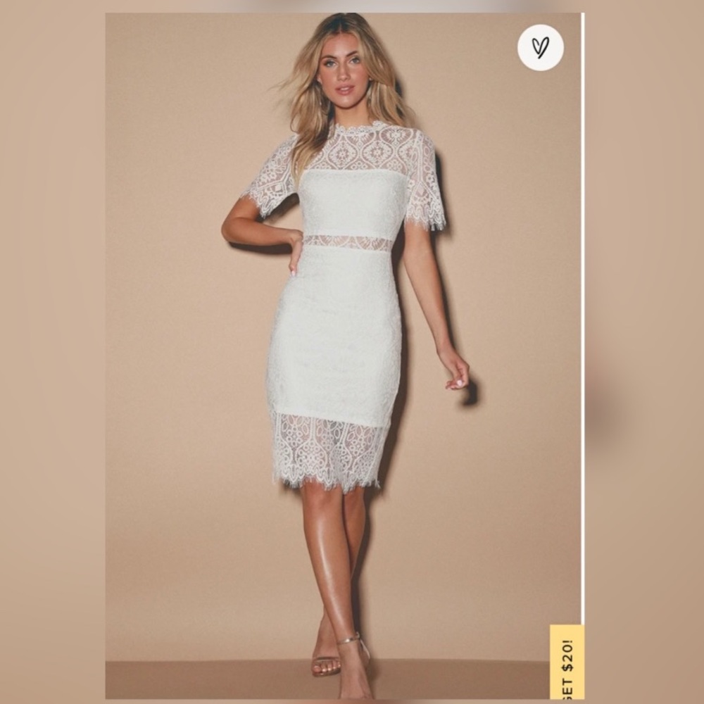 Lulus Remarkable Lace Dress